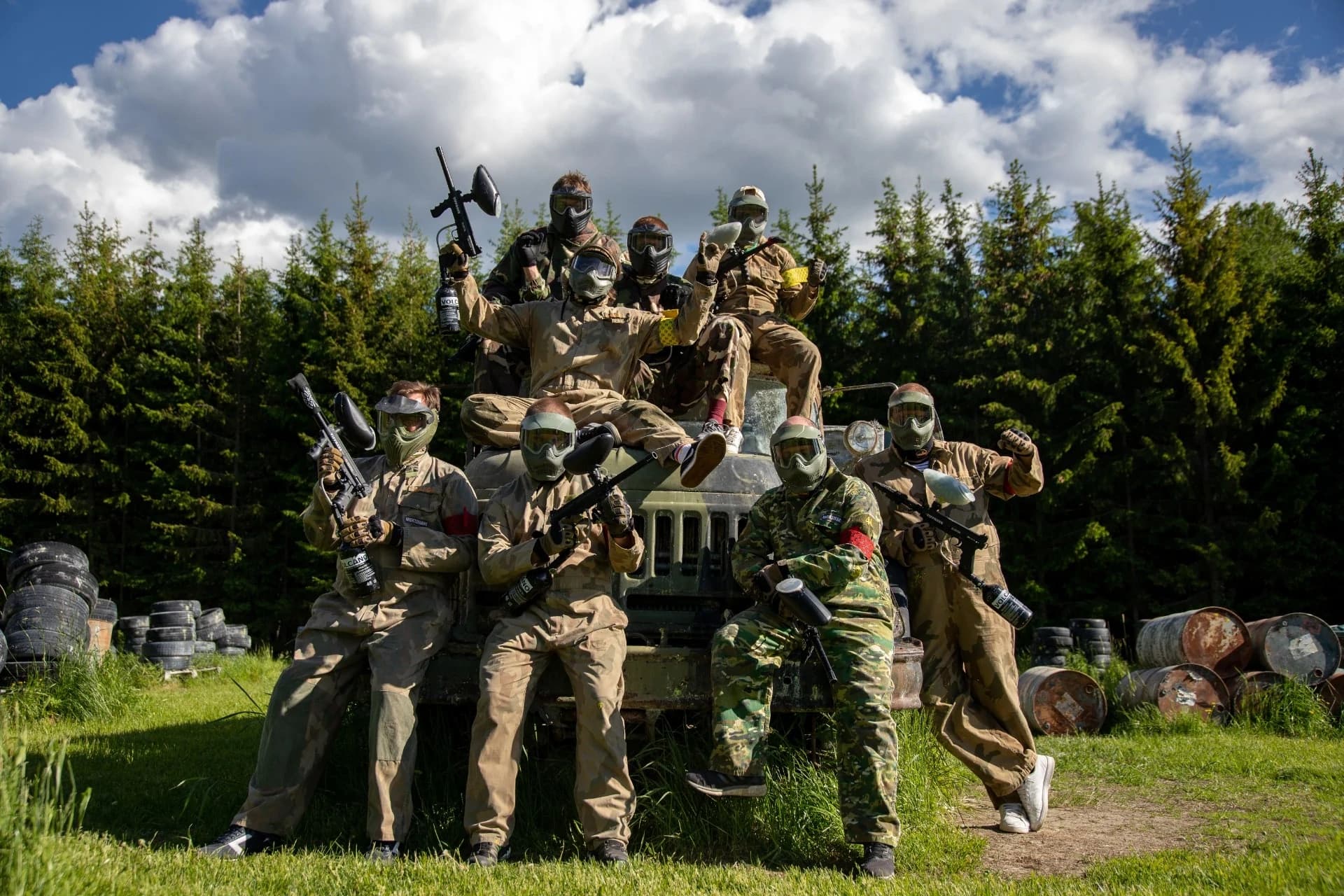 Paintball Perttula – 250 kuulaa, 8 henkilölle - 1