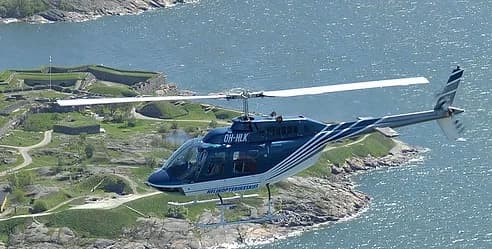 Helikopterin maisemalento Helsingin yllä – 1–3 henkilölle - 1